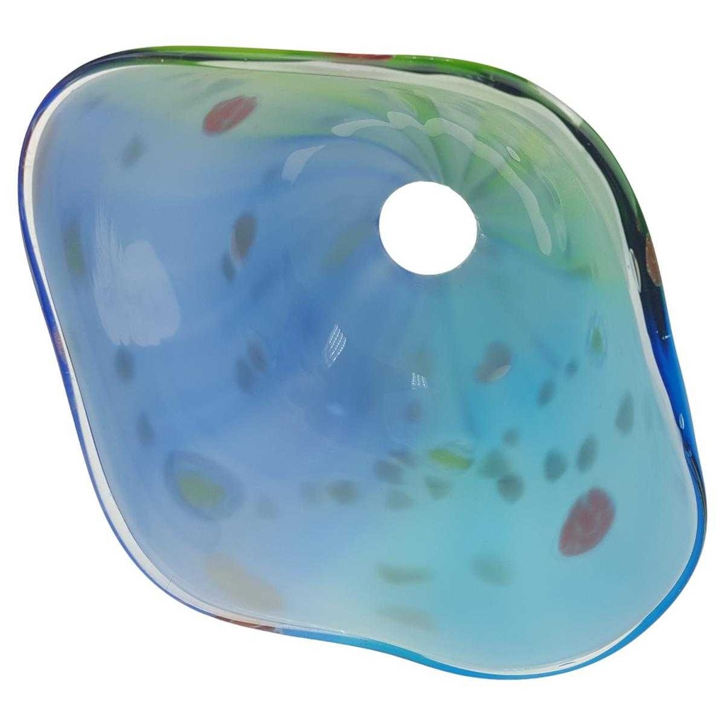 [LA-85104] Lampenschirm Ersatzglas Ersatzschirm Glasschirm Mehrfarbig Glas Murano-Stil #85104 Bild 6