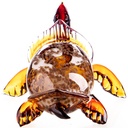 [LA-85110] Skulptur Figur Glas Schildkröte Murano-Stil Bild 3