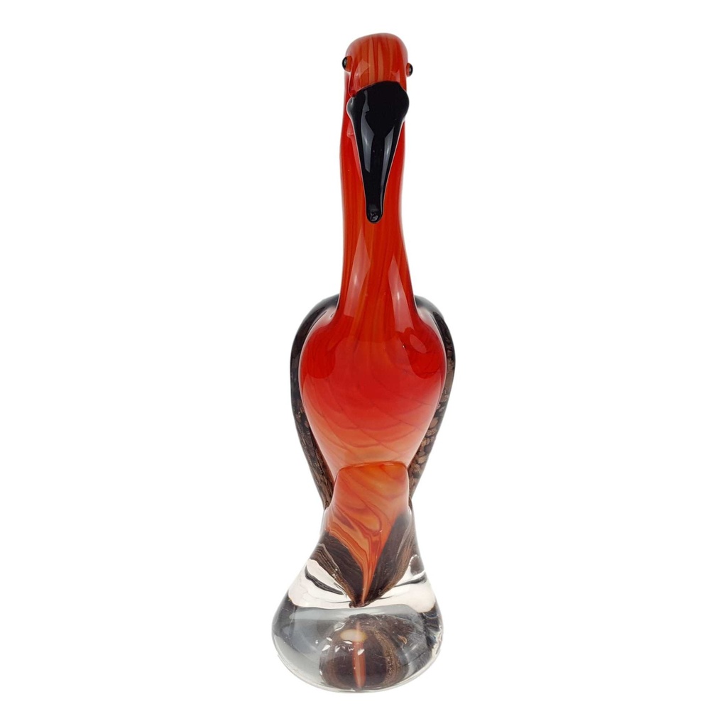 [LA-85115] Skulptur Figur Glas Kranich Murano-Stil Bild 4