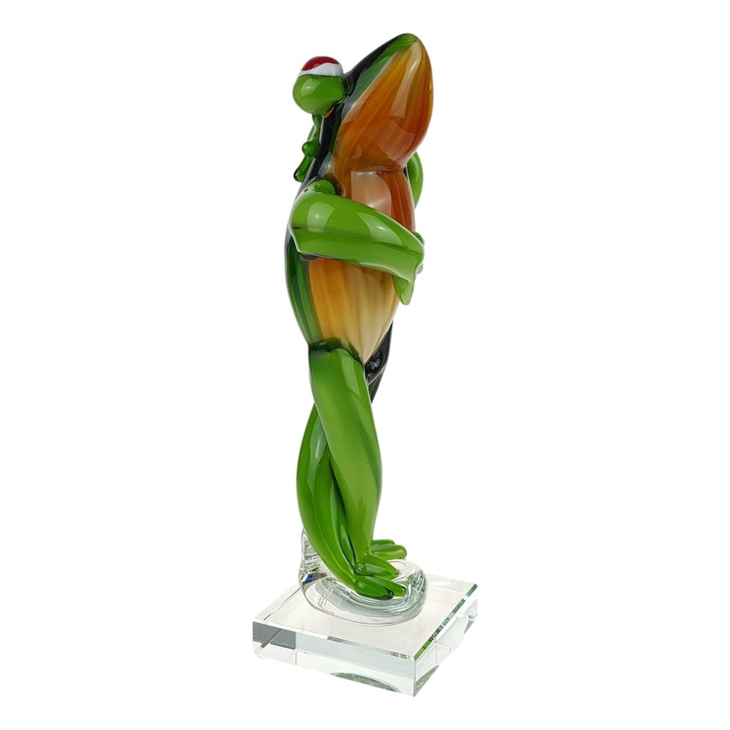 [LA-85128] Figur Glas Murano-Stil Frosch Bild 6
