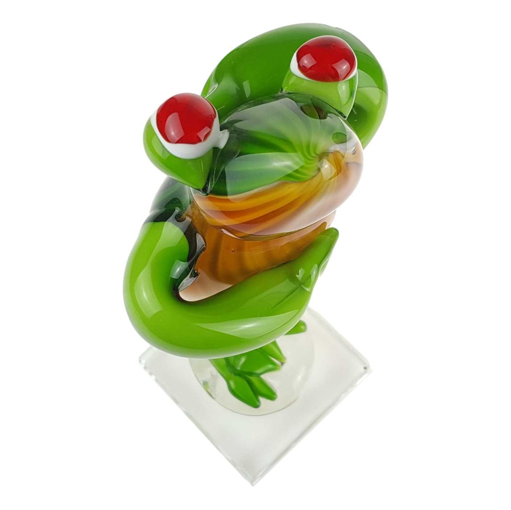 [LA-85128] Figur Glas Murano-Stil Frosch Bild 7