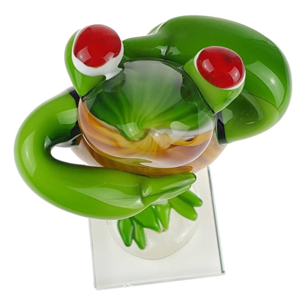 [LA-85128] Figur Glas Murano-Stil Frosch Bild 8