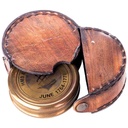 [LA-85236] Messing Kompass in Etui #85236 Bild 2