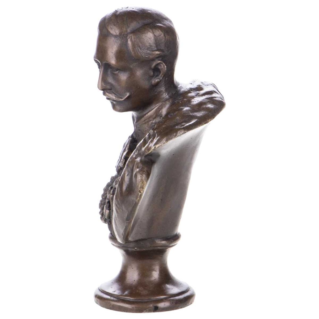 [LA-85289] Skulptur Figur Bronzeskulptur Bronzefigur Bronze Büste Kaiser Wilhelm II. Bild 2