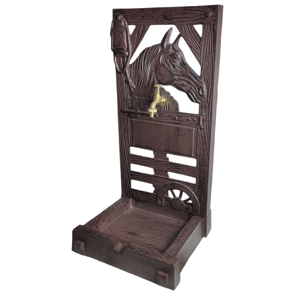 [LA-85421] Standbrunnen Pferd Garten Bild 2