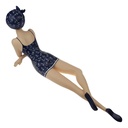 [LA-85423] Badepuppe Figur Skulptur Pin-Up Frau im Badeanzug Strandlady 50er Jahre Bild 6