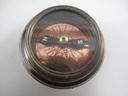 [LA-85559] Kompaß Messing brüniert im Lederbox D.9cm Bild 8