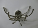 [LA-85594] Garderobenhaken Kleiderhaken Wandhaken Aluminium vernickelt Bild 5