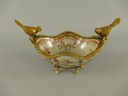 [LA-85617] Porzellan/Messing Jugendstil schale L.19x13cm Bild 4