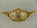 [LA-85617] Porzellan/Messing Jugendstil schale L.19x13cm Bild 5