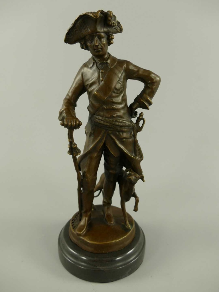 [LA-85634] Bronzeskulptur Bronzefigur Friedrich II #85634 Bild 5