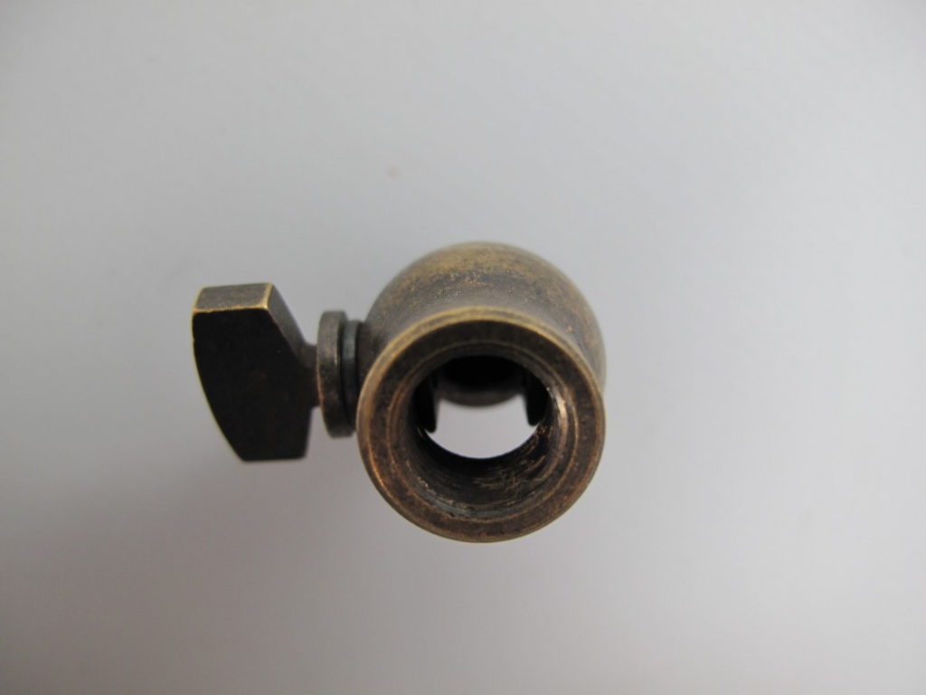 [LA-85671] Gewricht für LAMPEN L.40mm M10x1 Messing brüniert Bild 4