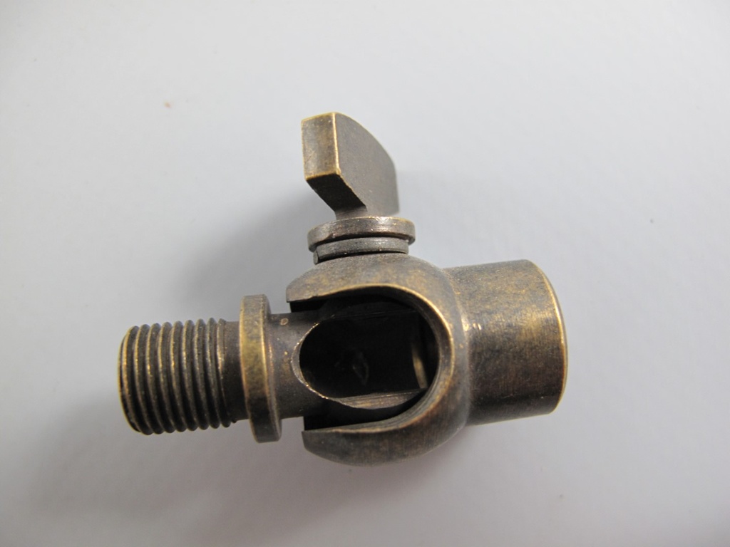[LA-85671] Gewricht für LAMPEN L.40mm M10x1 Messing brüniert Bild 5