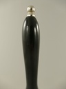 [LA-85688] Schulglocke vernick. Holzgriff schwarz H.33x13,5cm Bild 3