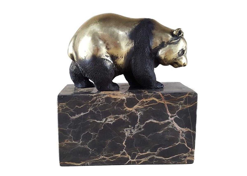 [LA-85731] Bronze Skulptur Figur Bronzeskulptur Bronzefigur Panda #85731 Bild 9