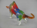 [LA-85742] Skulptur Glas Bulle Stier farbig Bild 4