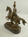 [LA-85778] Bronze Bronzeskulptur Bronzefigur Skulptur Figur Ritter auf Pferd #85778 Bild 5
