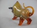 [LA-85840] Skulptur Glas Bulle Stier farbig Bild 5