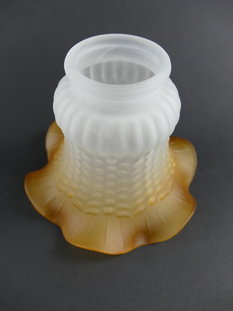 [LA-85883] Schirm matt Rand gelb Gh.6cm H.11cm Bild 2