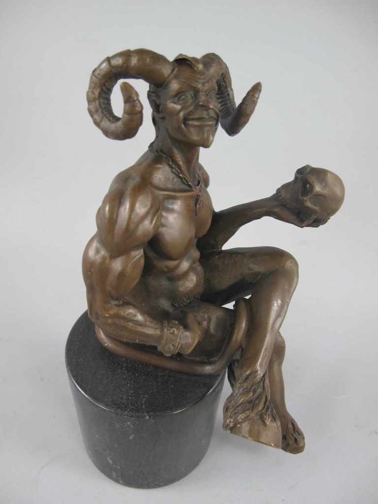 [LA-85906] Bronzeskulptur Bronzefigur Narre #85906 Bild 5