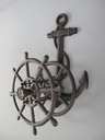 [LA-85949] Schlauchhalter Gusseisen rustikal braun H.50cm Bild 2
