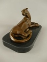 [LA-85964] Bronzeskulptur Bronzefigur Leopard #85964 Bild 3