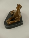 [LA-85964] Bronzeskulptur Bronzefigur Leopard #85964 Bild 5