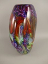 [LA-85966] Glas Vase farbe H.34x22cm Bild 5