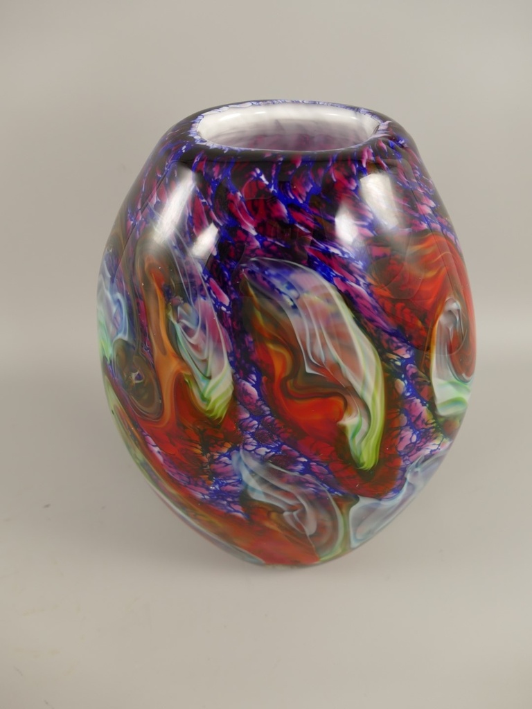 [LA-85966] Glas Vase farbe H.34x22cm Bild 7