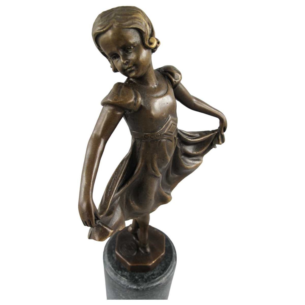 [LA-85969] Bronzeskulptur Bronzefigur Tänzerin #85969 Bild 2