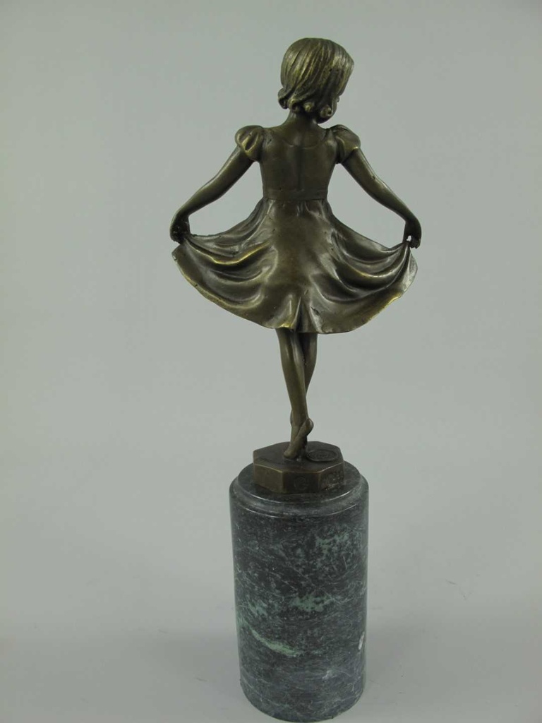 [LA-85969] Bronzeskulptur Bronzefigur Tänzerin #85969 Bild 4