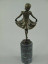 [LA-85969] Bronzeskulptur Bronzefigur Tänzerin #85969 Bild 4