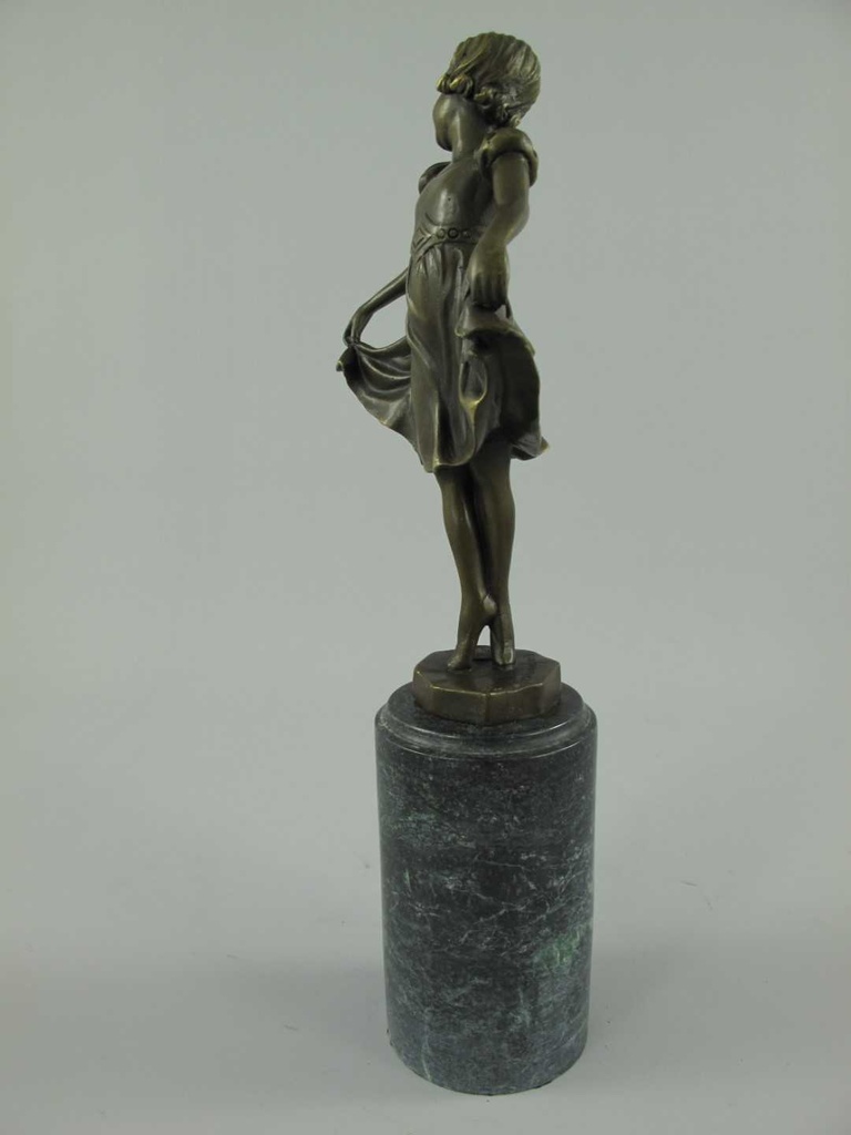 [LA-85969] Bronzeskulptur Bronzefigur Tänzerin #85969 Bild 5