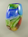 [LA-85995] Glas Vase farbe H.34x10cm Bild 4