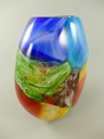 [LA-85995] Glas Vase farbe H.34x10cm Bild 6
