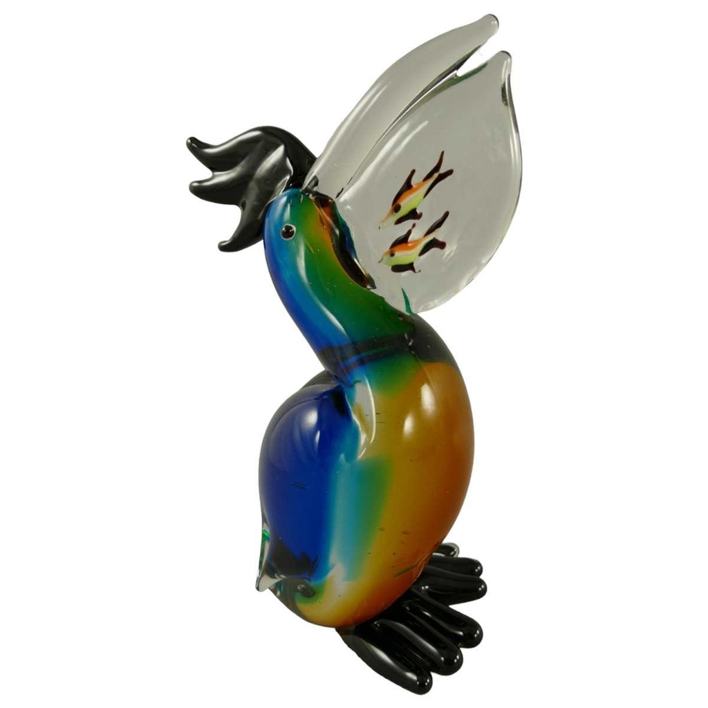 [LA-85999] Skulptur Glas Vogel farbig Bild 2