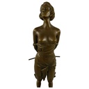 [LA-86013] Bronzeskulptur Bronzefigur Frau #86013 Bild 2