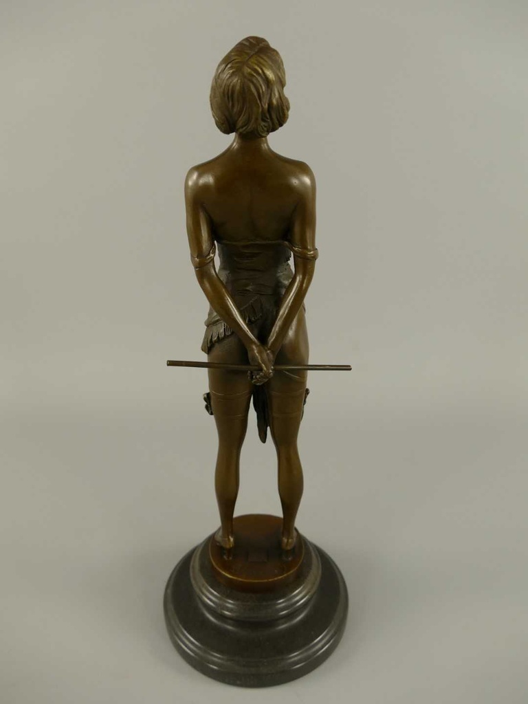 [LA-86013] Bronzeskulptur Bronzefigur Frau #86013 Bild 4