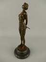 [LA-86013] Bronzeskulptur Bronzefigur Frau #86013 Bild 5
