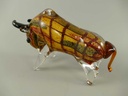 [LA-86065] Skulptur Glas Bulle Stier farbig Bild 3