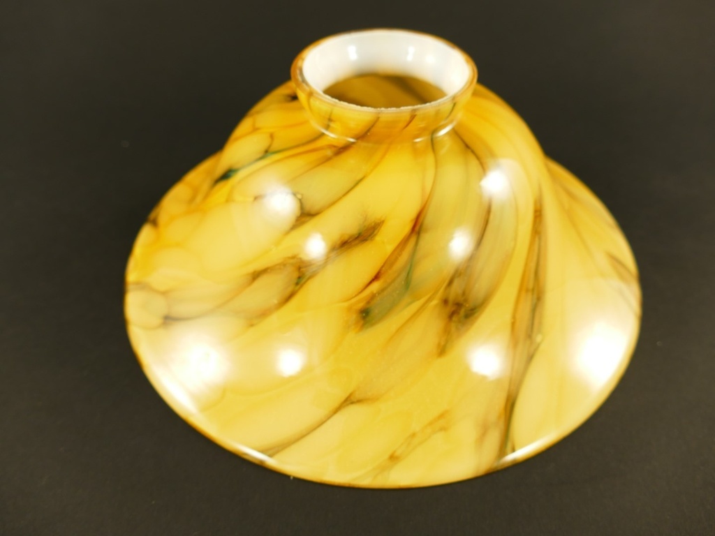 [LA-86156] Schirm gelb marmoriert Gh.6cm D.20cm #86156 Bild 2