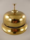 [LA-86159] Hotelglocke ALU Mes./brün. farbig D.20x14cm Bild 2