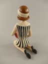[LA-86162] Figur Skulptur Badepuppe Polystein farbe H.21cm Bild 3