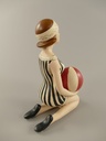 [LA-86162] Figur Skulptur Badepuppe Polystein farbe H.21cm Bild 4