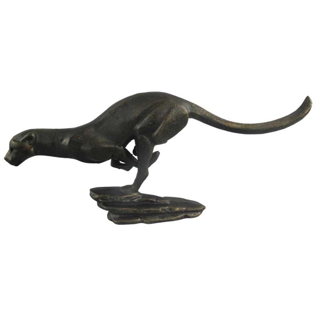 [LA-86183] Bronzeskulptur Bronzefigur Leopard #86183 Bild 2
