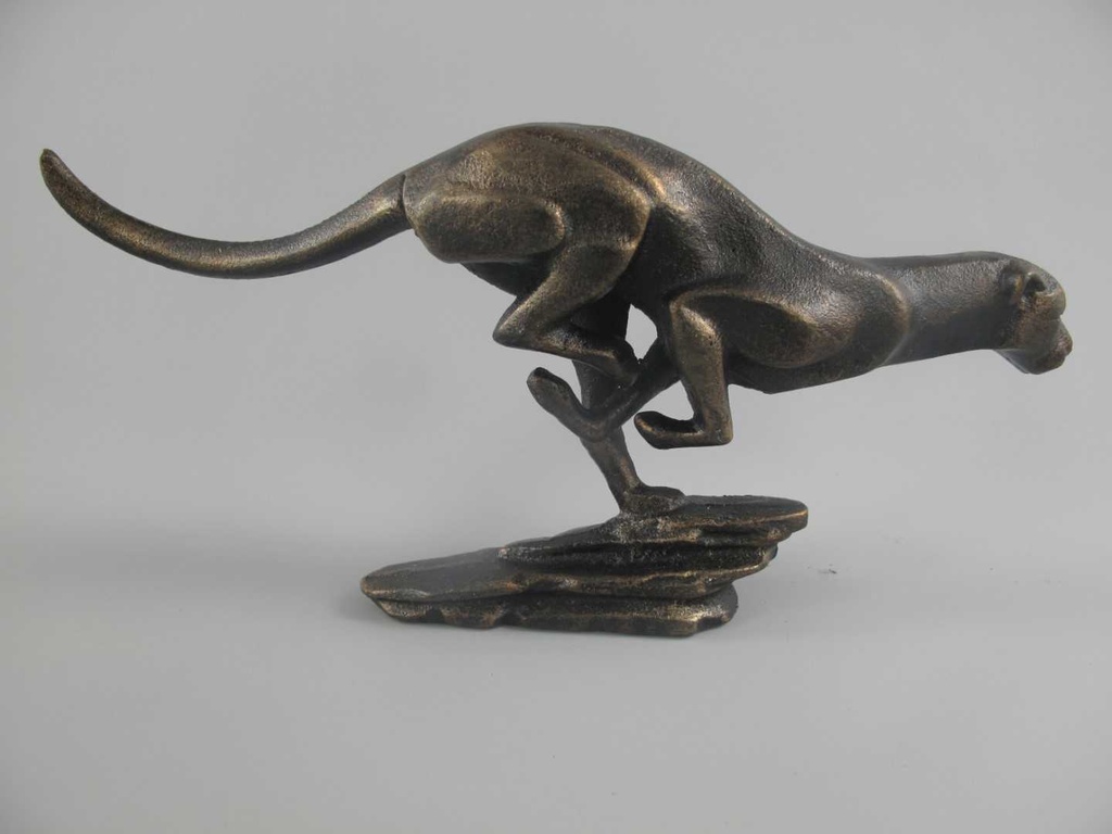 [LA-86183] Bronzeskulptur Bronzefigur Leopard #86183 Bild 5