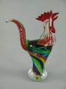 [LA-86223] Skulptur Glas Hahn farbig Bild 3