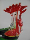 [LA-86223] Skulptur Glas Hahn farbig Bild 4