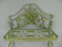 [LA-86224] Regal mit Haken Eisen Rust. grün H.58x40x16cm Bild 5