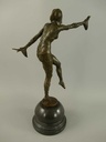 [LA-86239] Bronzeskulptur Bronzefigur Frau #86239 Bild 3